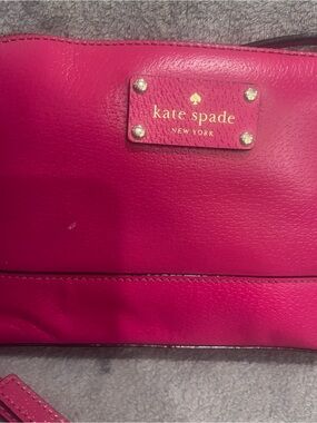 kate spade Hot Pink Pebbled Leather Crossbody Bag
